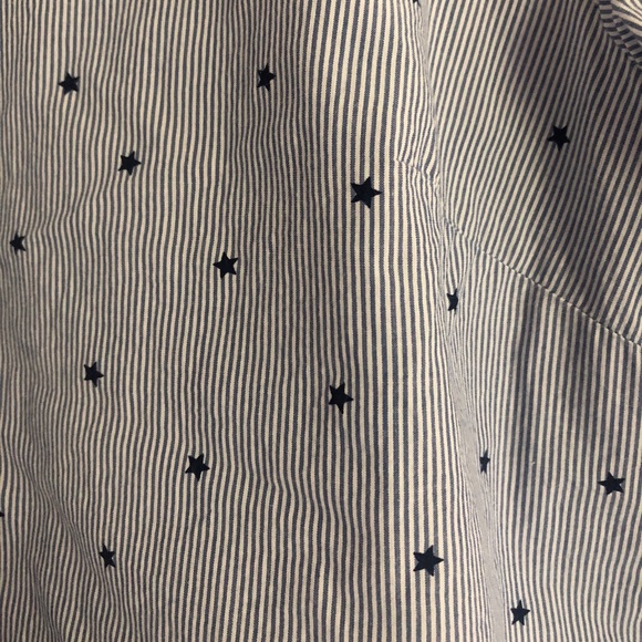 Tommy Hilfiger Stars Striped Peplum Blouse - Picture 3 of 4